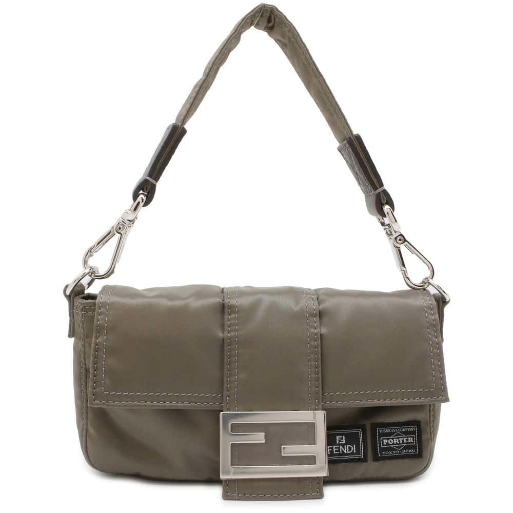 Fendi Body Bag Bucket Mini Porter Nylon Shoulder Bag